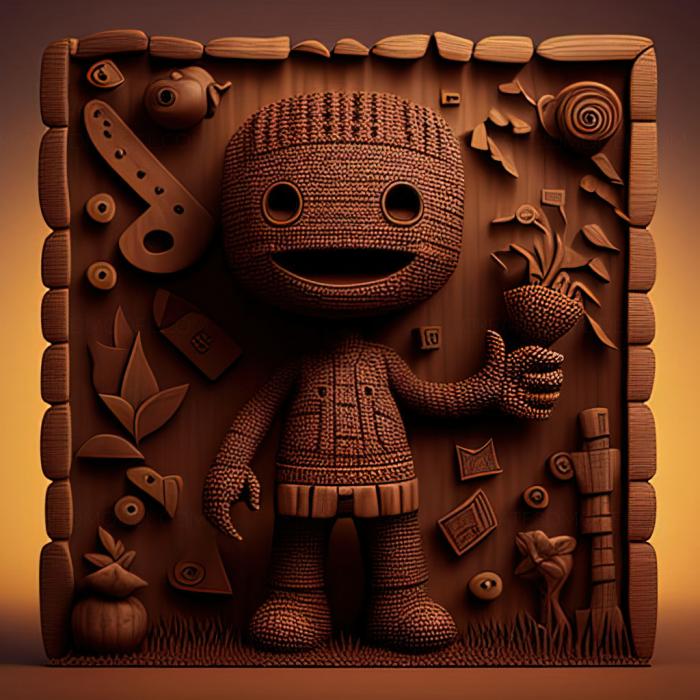 نموذج ثلاثي الأبعاد لآلة CNC ألعاب st Sackboy لعبة مغامرة كبيرة